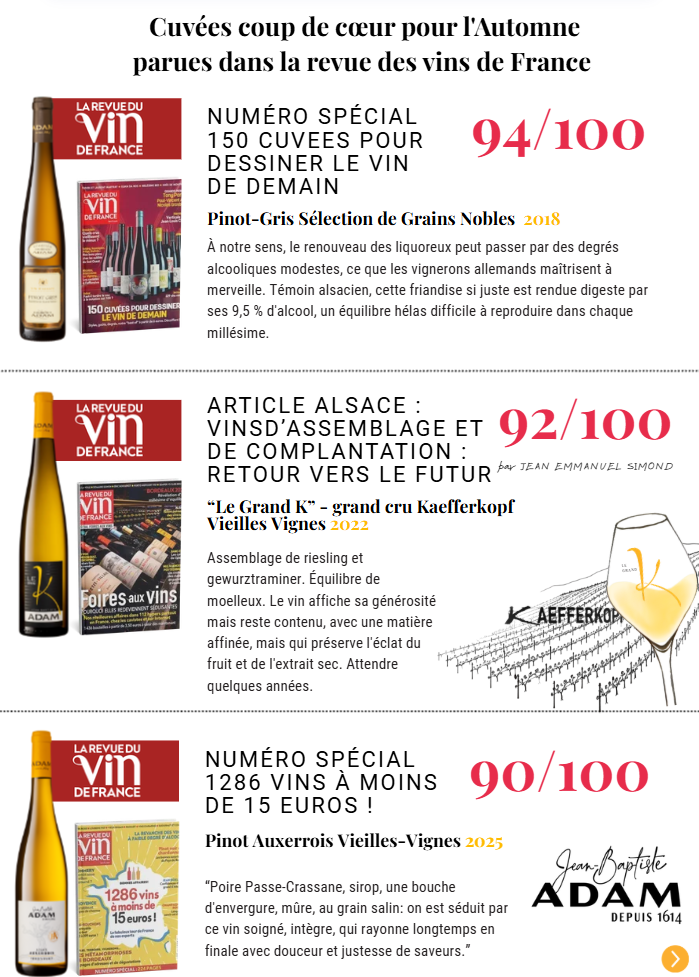 RVF Jean-Baptiste Adam Pinot Gris sélection