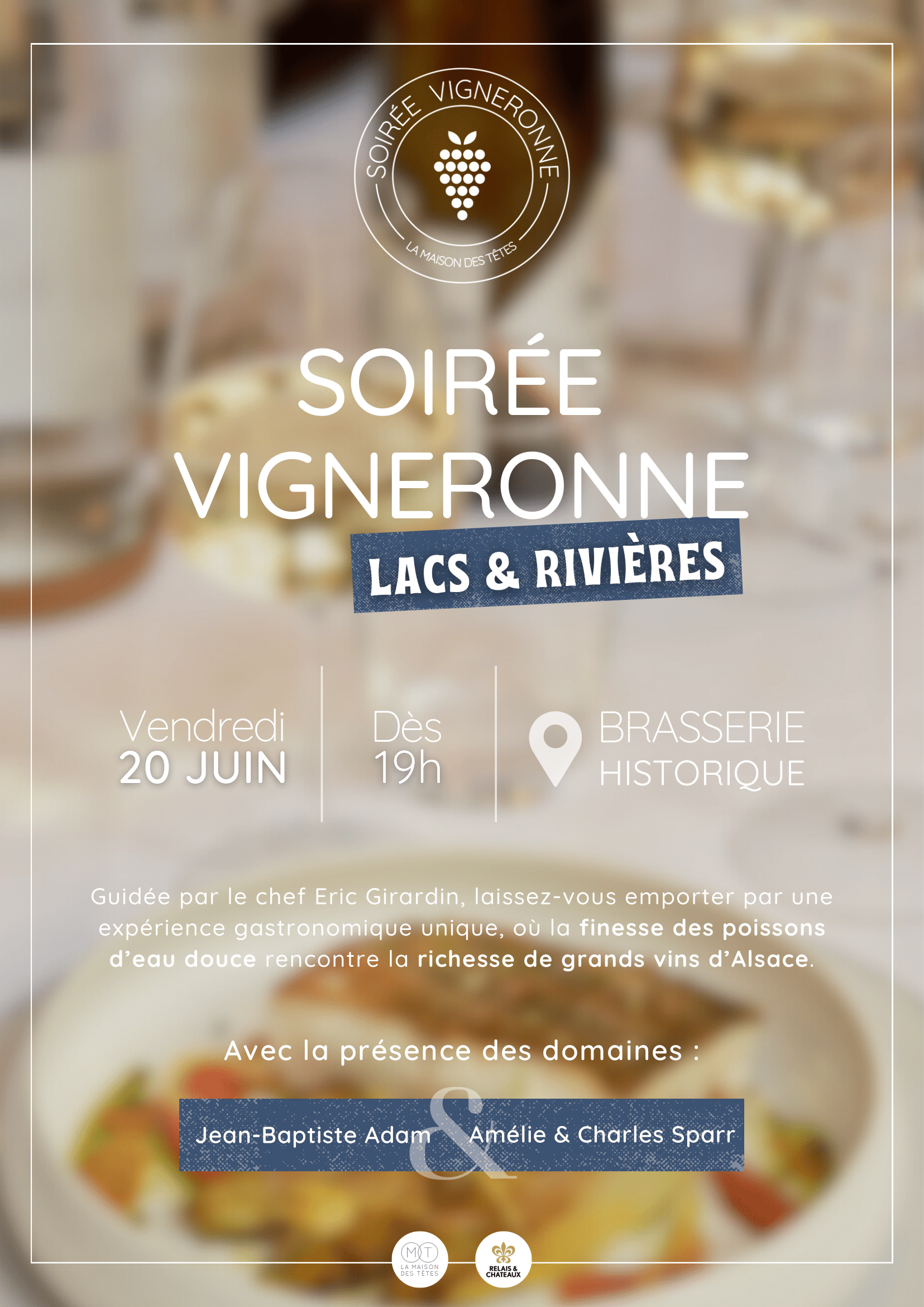 Affiche Soirée Vigneronne à Colmar