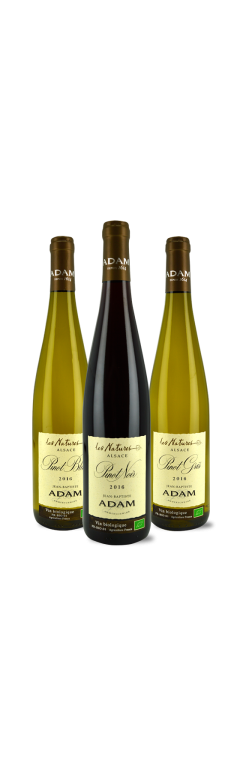 Colis n°2 - La trilogie des Grands Pinots d'Alsace