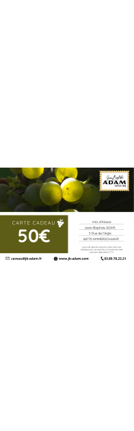 carte cadeau 50€