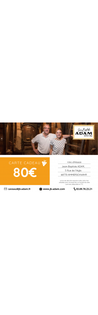 carte cadeau 80€