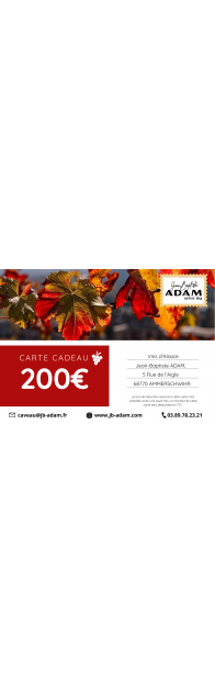 carte cadeau 200€