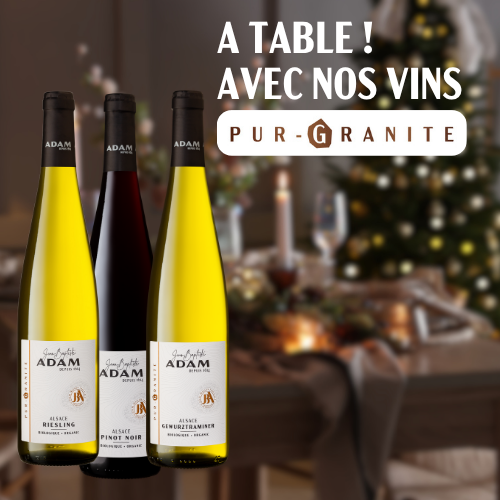 Coffret "A table avec nos Vins Pur-Granite !"