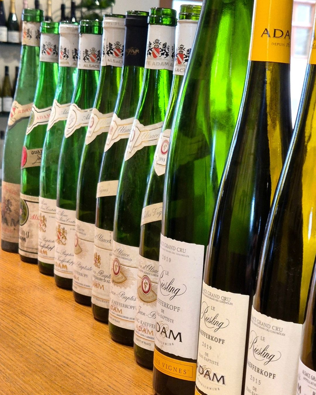 Anciennes bouteilles Jean-Baptiste Adam
